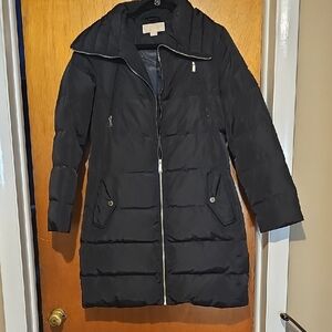 Michael Kors Elegant Black Puffer Jacket
